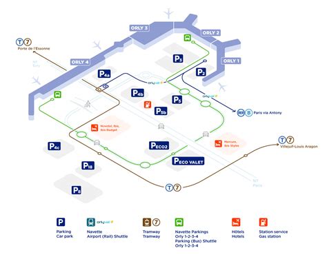 Quel est le parking de stationnement le plus proche du terminal.